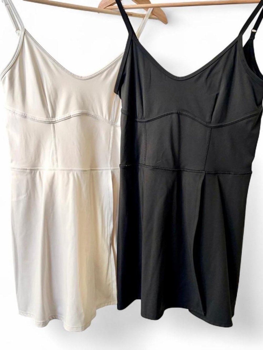 JoyLab White Activewear Mini Dress Bundle Black & White Bodysuit Medium